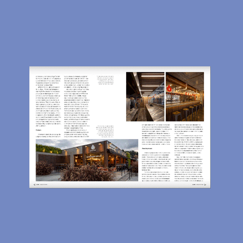 Obará Hamburgueria, na revista Lume